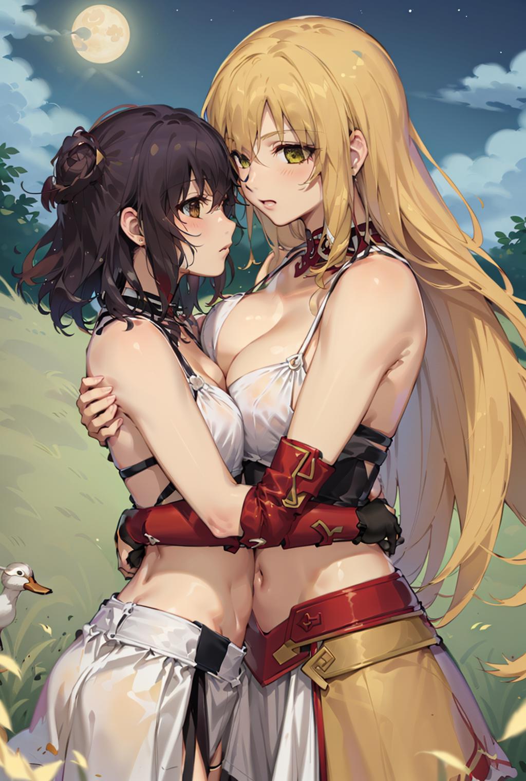 Two-person lora sisters 双人lora 姐妹 - AI Model cover image