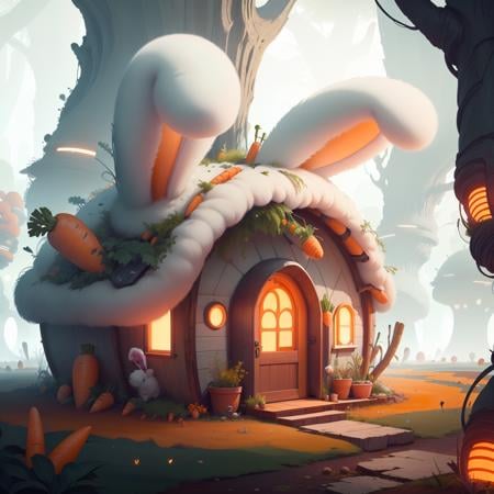 Bunny Tech, Rabbit Ears and Carrots World Morph, LoRA V1.0 - AI LoRA model on PixAI