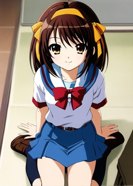 Haruhi Suzumiya - AI LoRA model on PixAI
