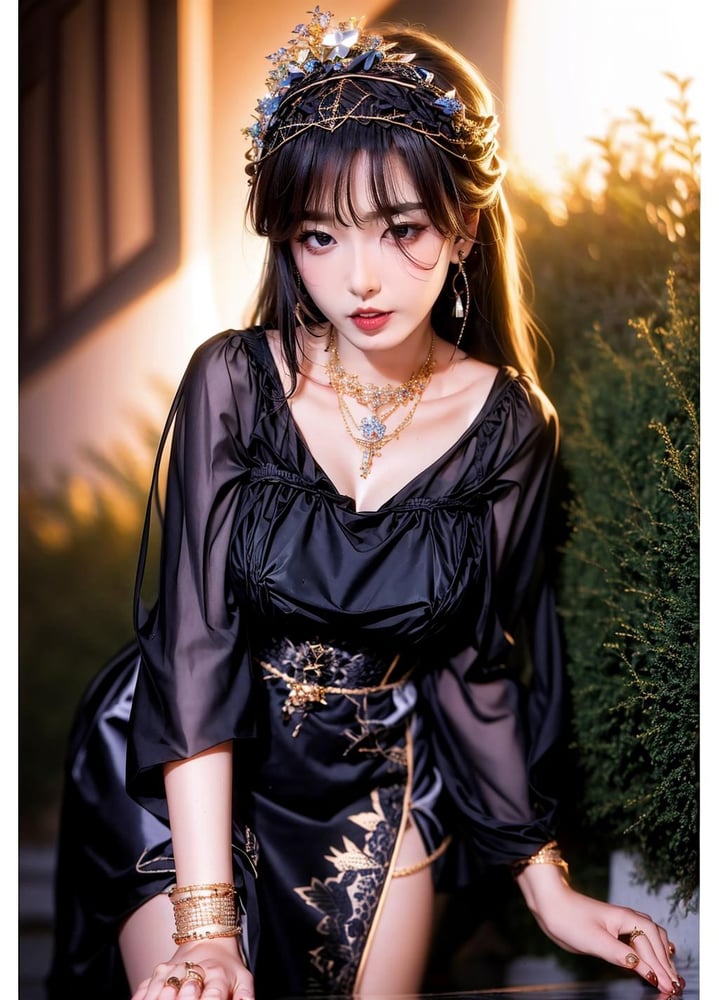 Starry dress - AI Model cover image