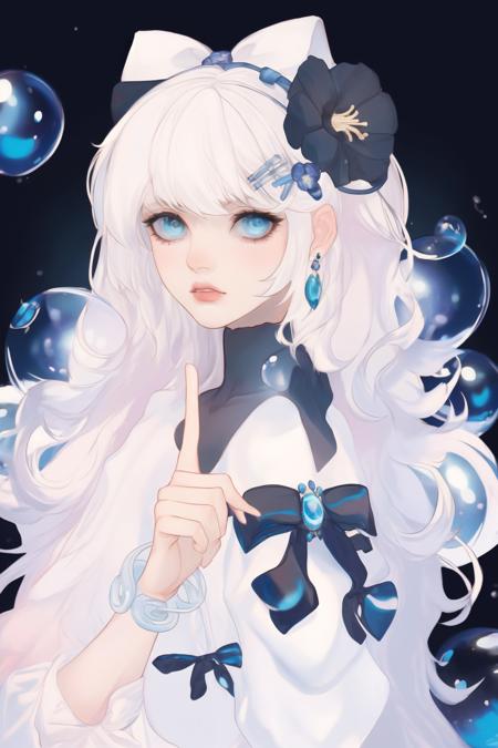 Delicate blurry style - AI Model cover image
