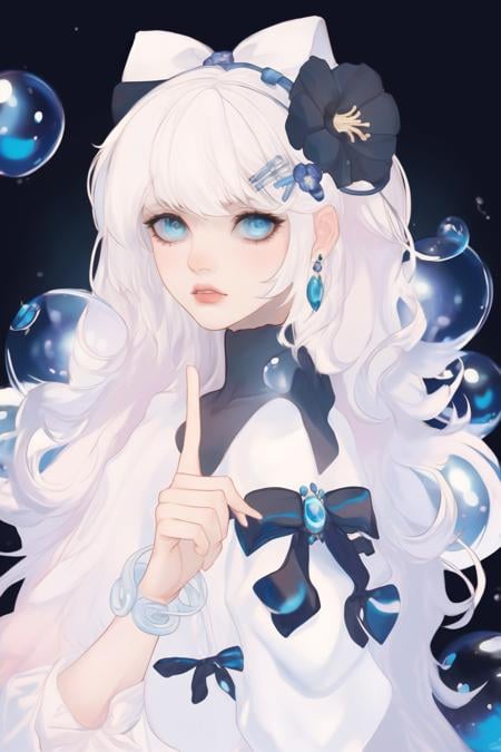 Delicate blurry style - AI Model cover image