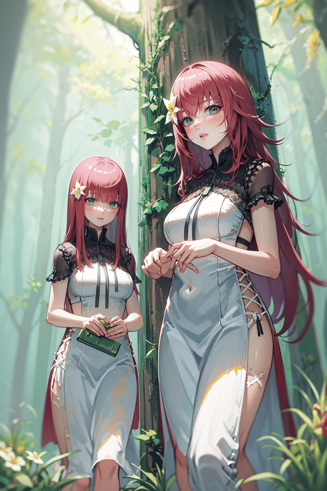 Devola and Popola - AI LoRA model on PixAI