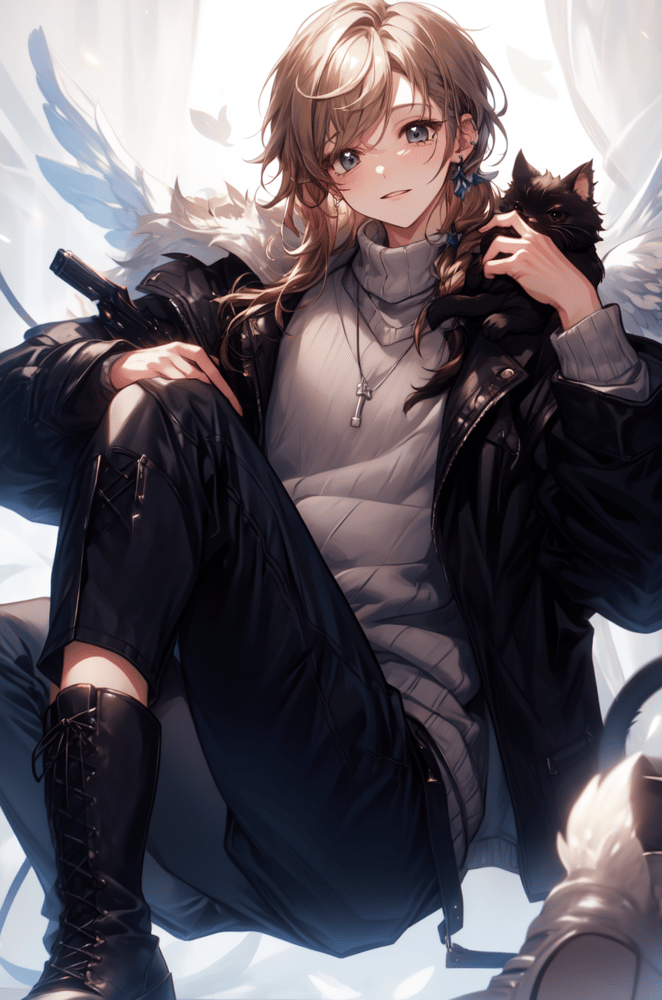 AI art "Kanae (叶)"