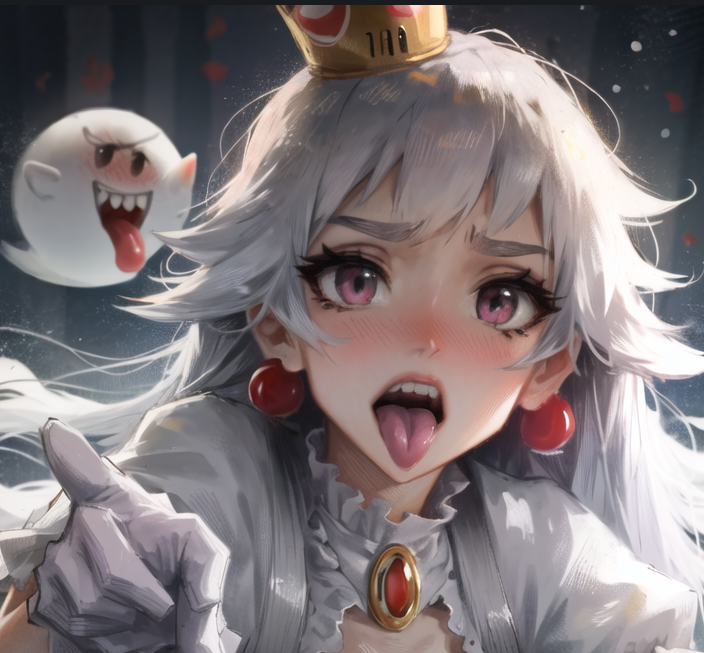 Princess King Boo  ( Super Mario Bros) - AI LoRA model on PixAI