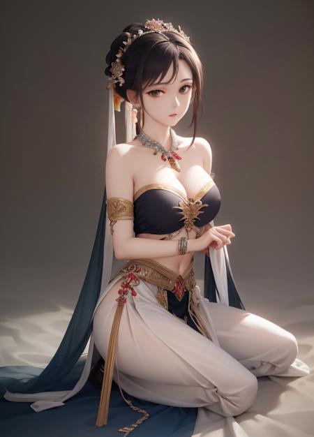 敦煌飞天 Dunhuang flying Apsaras - AI Model cover image