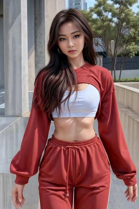Long Sleeve Super Crop - AI Model cover image