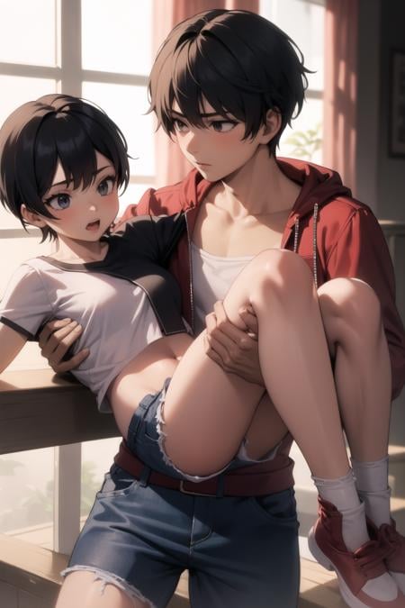 Princess carry / Carrying person  - AI Model cover image