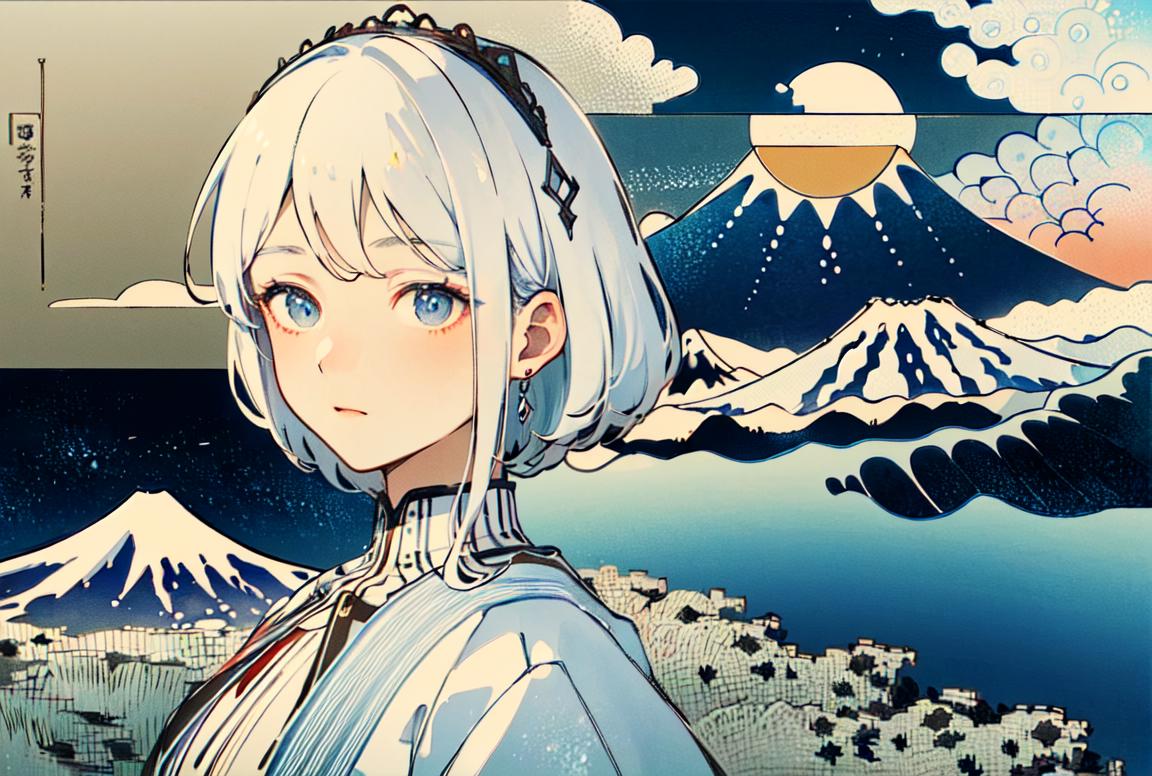 Ukiyo-e FuYue Style Background-Mix - AI Model cover image