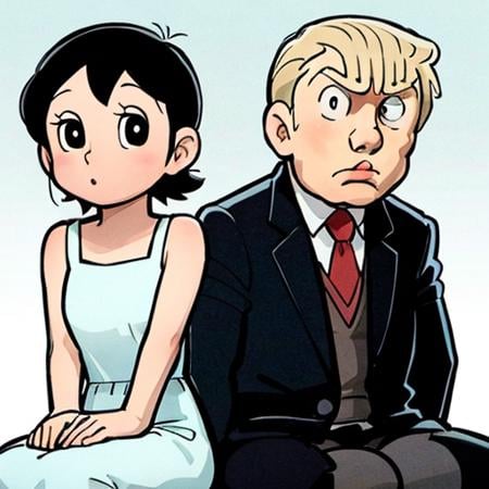 fujiko chibi style 藤子F不二雄 q版风格 - AI Model cover image
