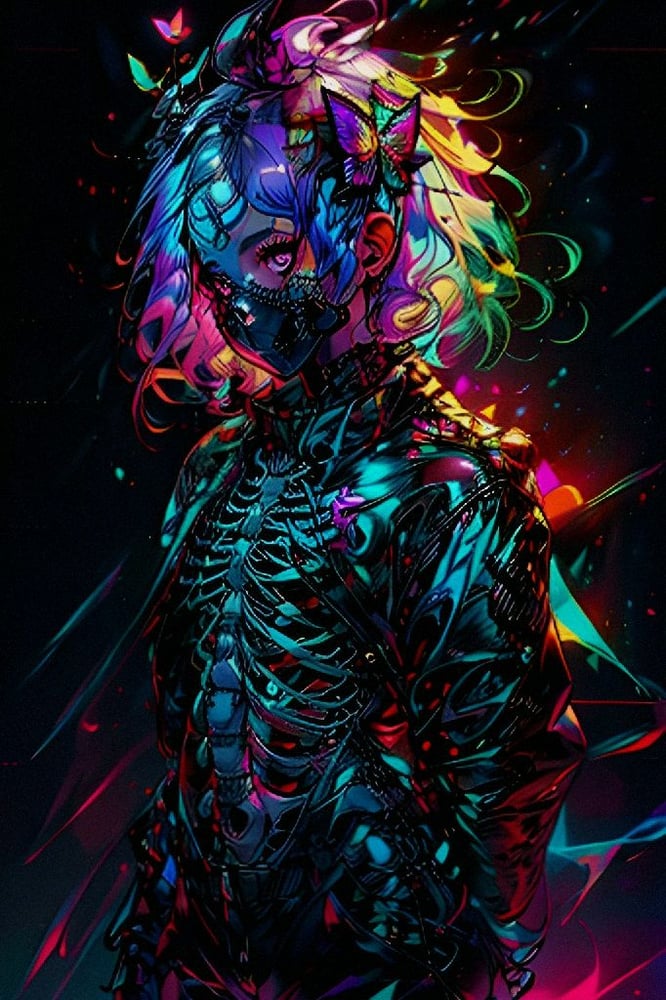 AI art "The Incarnation Of The Night."