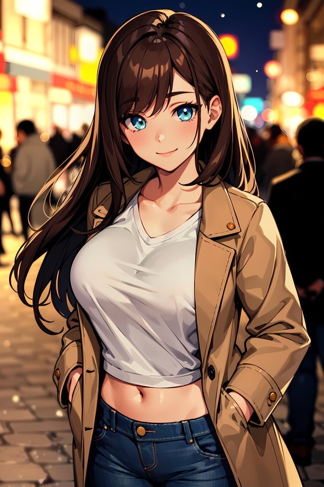 AI art "At Night"