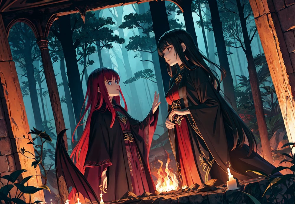AI art "dark forest"