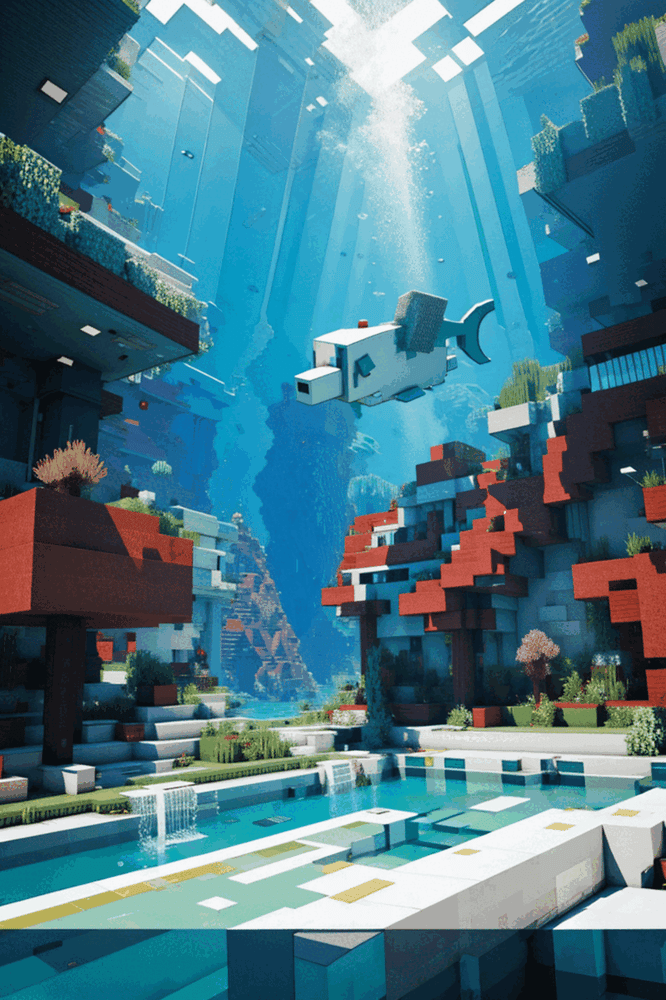 Minecraft square style - AI Model cover image