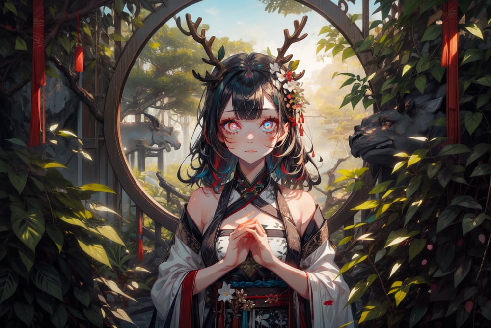 AI art "Antler"