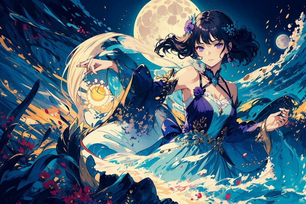 AI art "Moonlight"