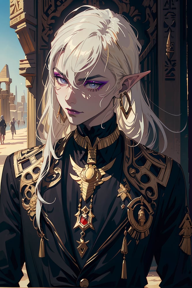 AI art "Mayir in a suit"