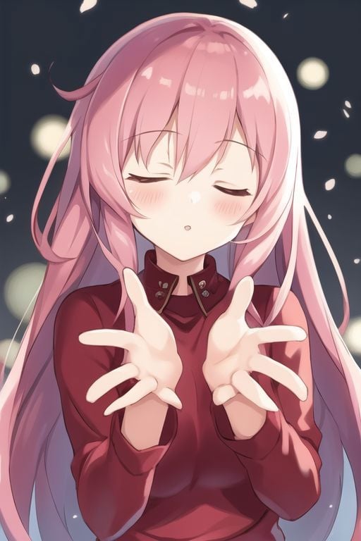 Umapyoi Densetsu blowing kiss pose | あたしだけにチュゥする - AI Model cover image