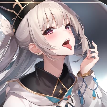 Feel delicious (Finger on mouth) - AI Model cover image