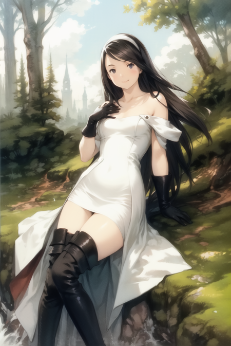 Akihiko Yoshida (Bravely Default, FF Tactics, NieR) Style LoRA - AI Model cover image