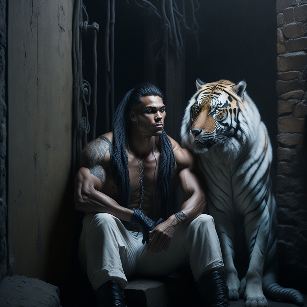AI art "Beast Tamer"