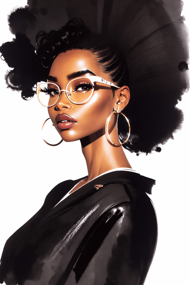 fashion watercolor - AI Model cover image
