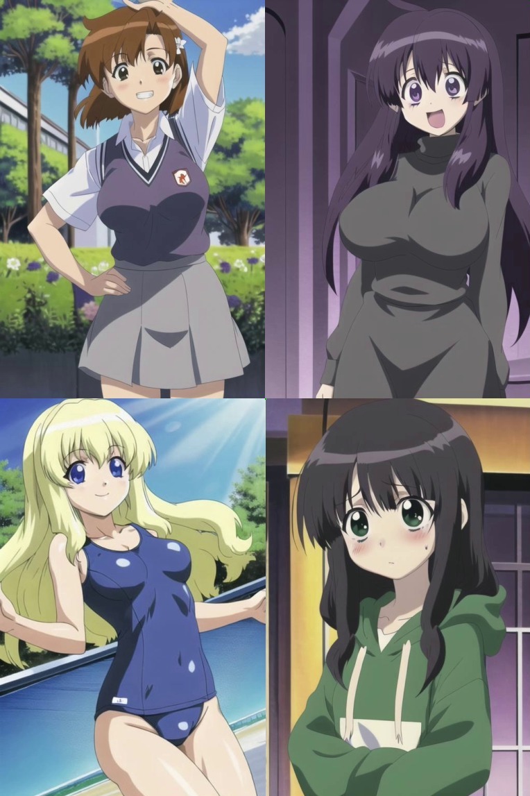 Girls Bravo Characters ｜AI Art LoRA Model \u0026 LoRA | PixAI, image size:764x1147