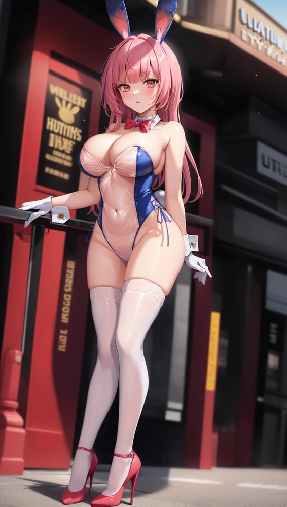 半透明兔女郎_hanntoumeibani_半透明バニー - AI Model 커버 이미지