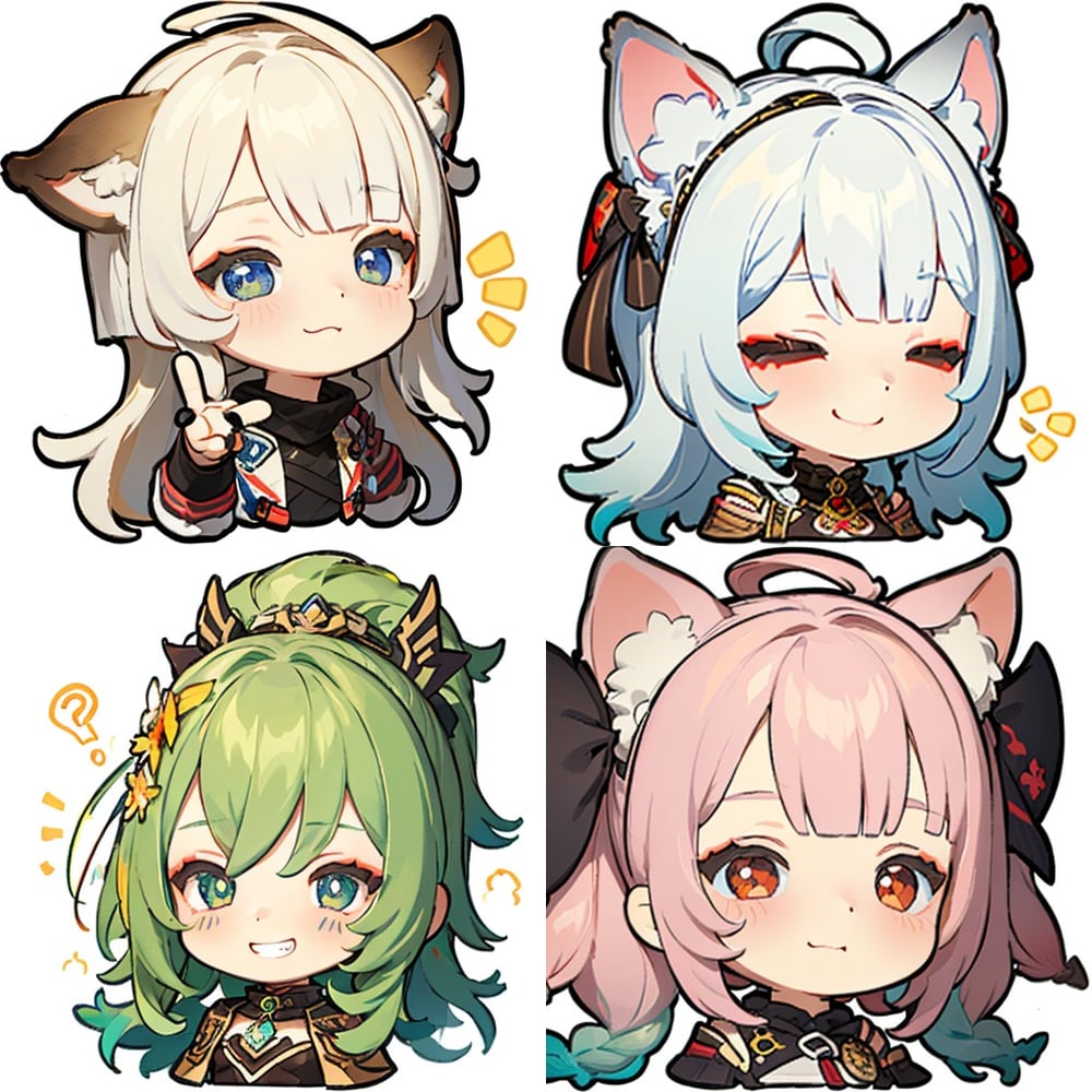 Paimon's paintings style (Genshin impact stickers) - AI Model cover image