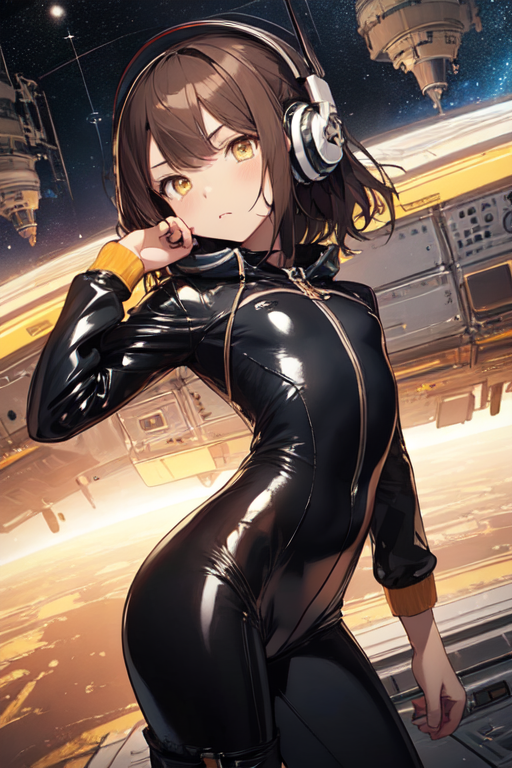 AI art "E-corp night shift cmd"