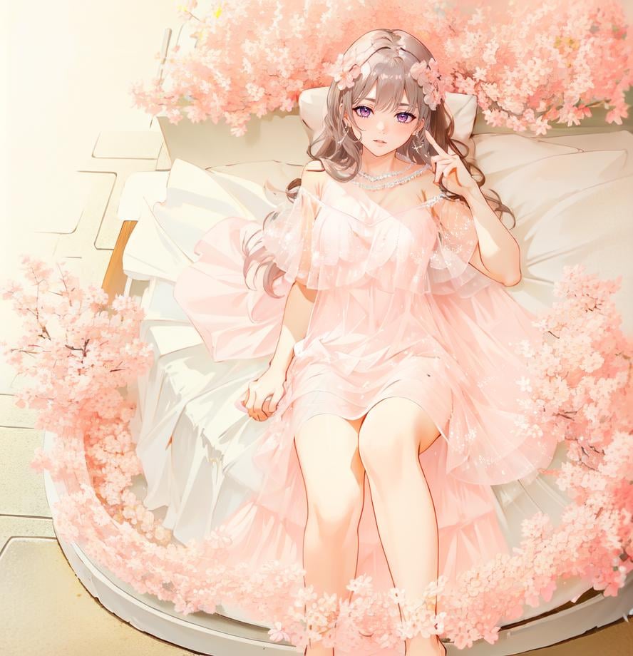 [Lah] Diamond Dress | Asian woman dress - AI Model cover image