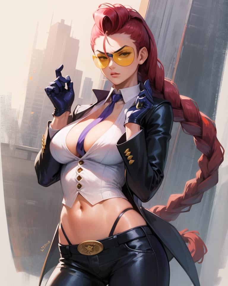 Crimson Viper (Street Fighter) LoRA - AI LoRA model on PixAI