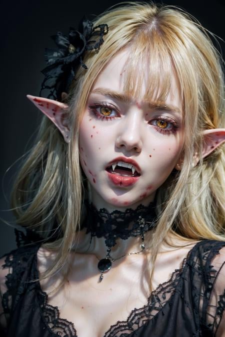 fangs vampire teeth - AI LoRA model on PixAI