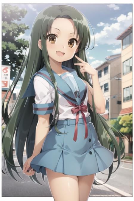Tsuruya (鶴屋) LoRA (The Melancholy of Haruhi Suzumiya) - AI LoRA model on PixAI