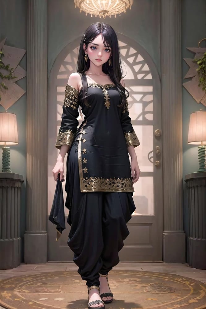 Punjabi Salwar Suit - by wrench1815 - AI Model cover image