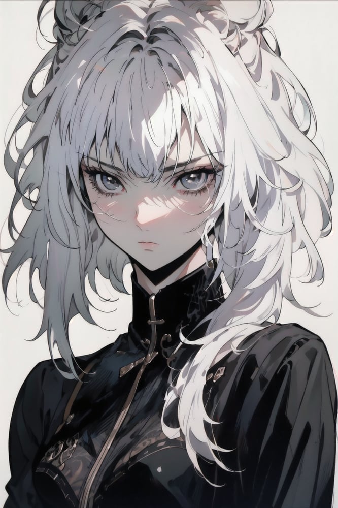 AI art "White head"
