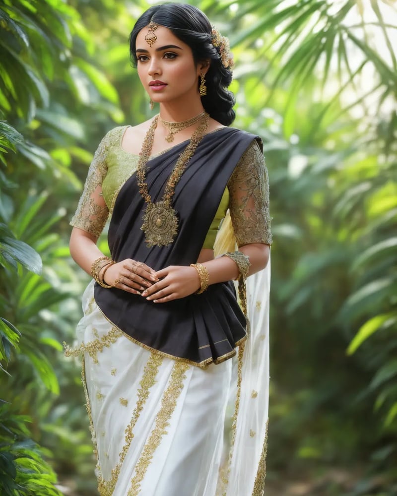 Kandyan Saree - AI Model 커버 이미지