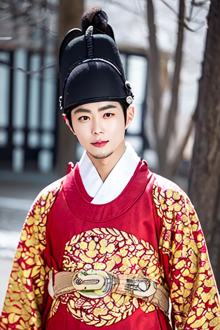 The king hanbok on sale