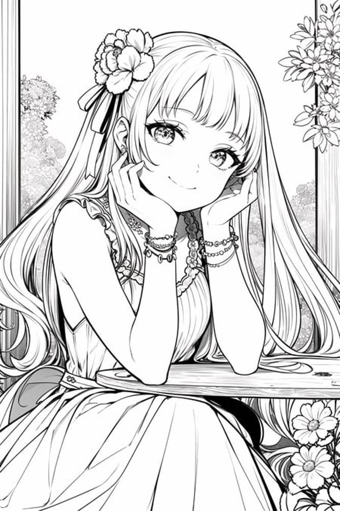 Anime Lineart / Manga-like - AI Model cover image