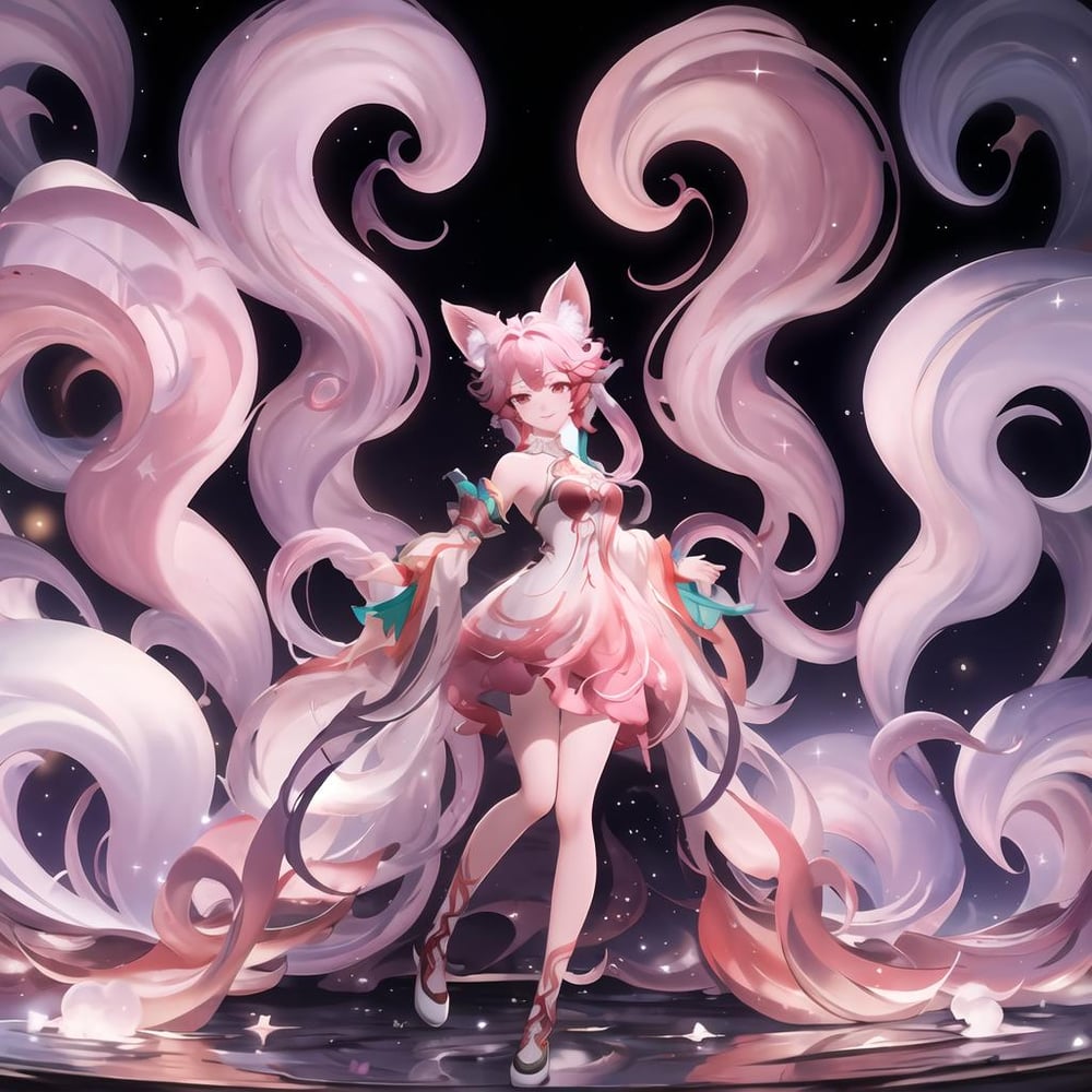 妲己，九尾，Demonic fox. - AI LoRA model on PixAI