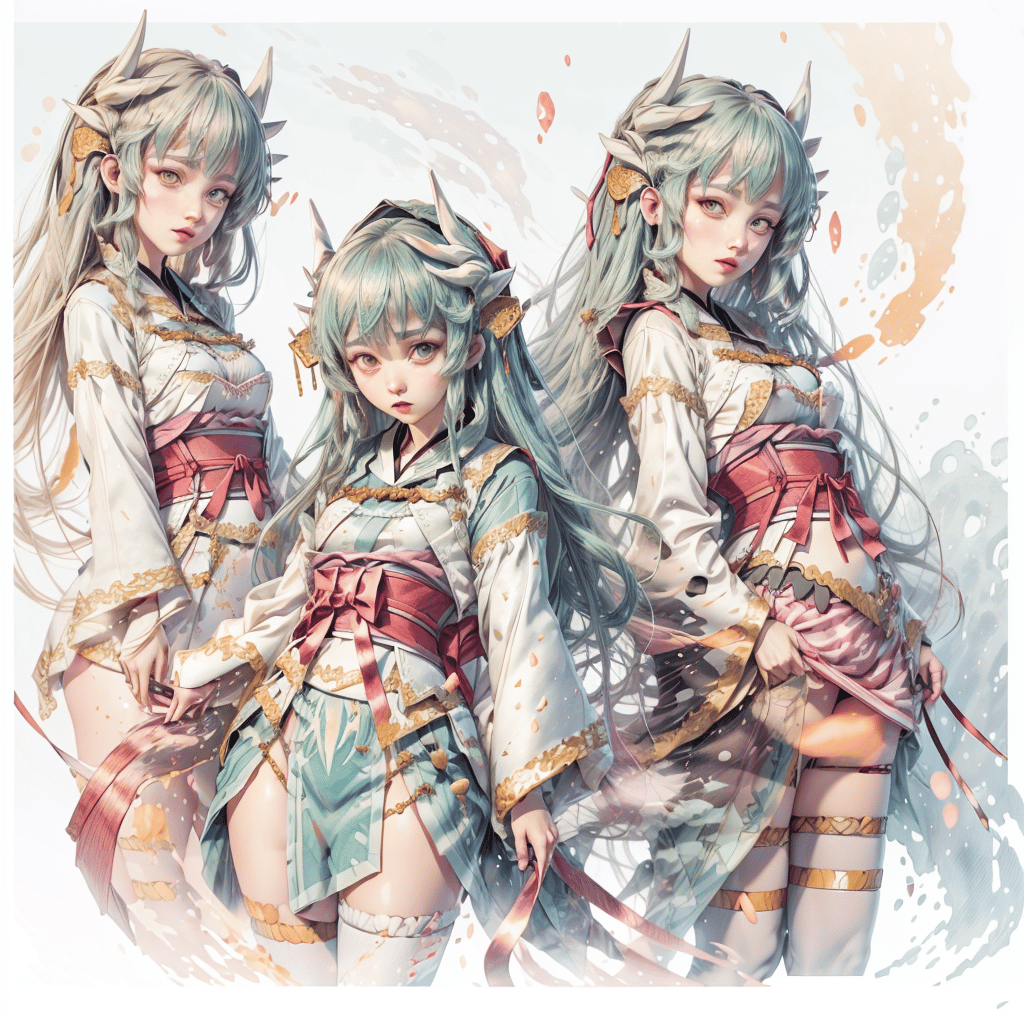 👍🏼 Character Design Sheet  Concept /  BodyModel / Realistic Style / anime - AI Model cover image
