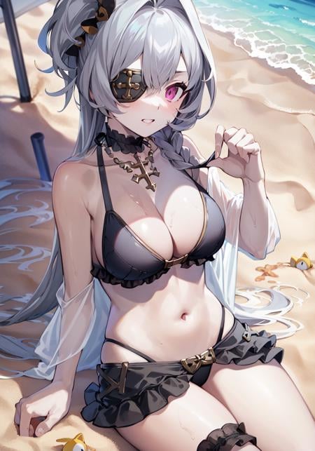 Eicy 3outfits (Alchemy Stars), 艾希 白夜极光 RiuKi_MK1 - AI LoRA model on PixAI
