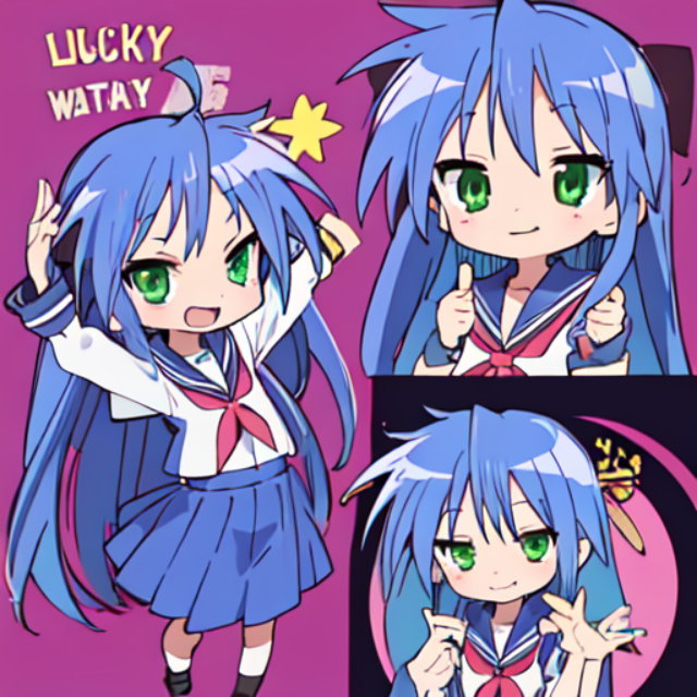 AI art "konata"
