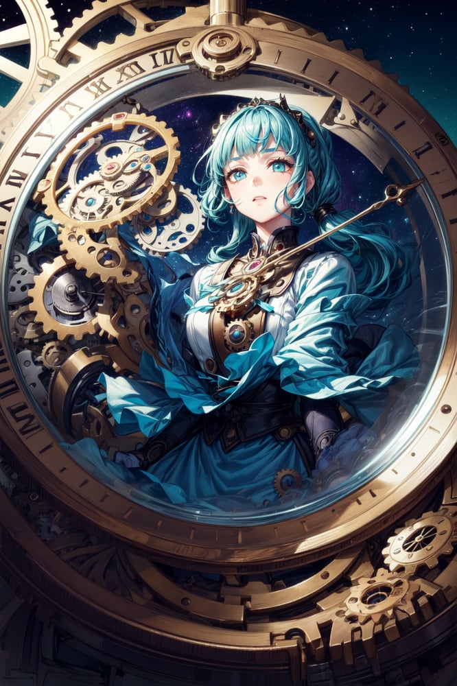 AI art "Heiress of hours"