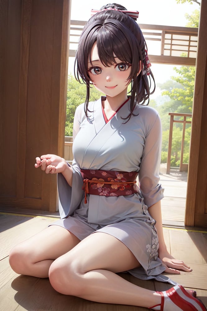 Yokozuwari | Pose 横座り - AI Model cover image