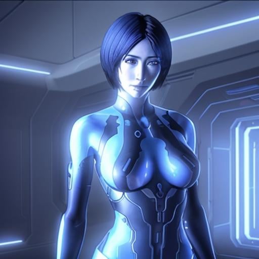 Cortana (Halo) - AI LoRA model on PixAI
