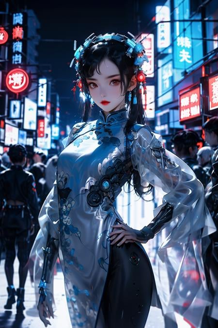 Cyberhanfu 赛博国风/Cyber Chinese style - AI Model cover image