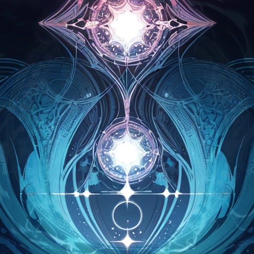 AI art "fantasy" for keywords infinity mirror wallpaper