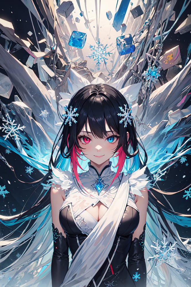 AI art "COLOR #2 ICE"