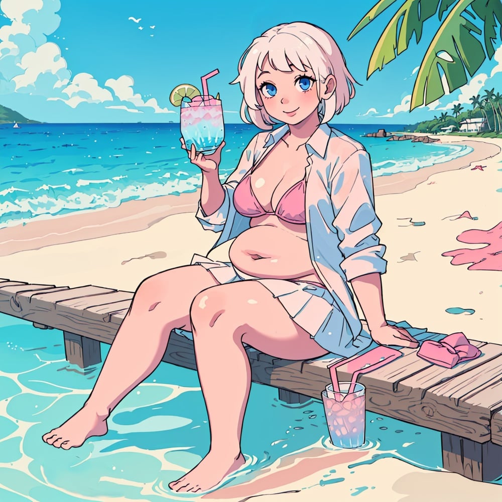 AI art "Enjoy the summer!"